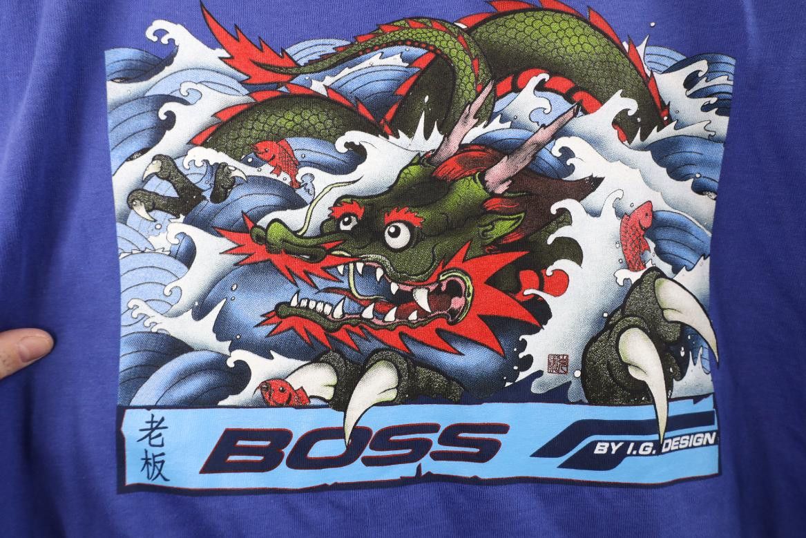 Vintage Deadstock Vintage 90s Y2K Boss Streetwear Japan T-Shirt Size US XL / EU 56 / 4 - 4 Thumbnail