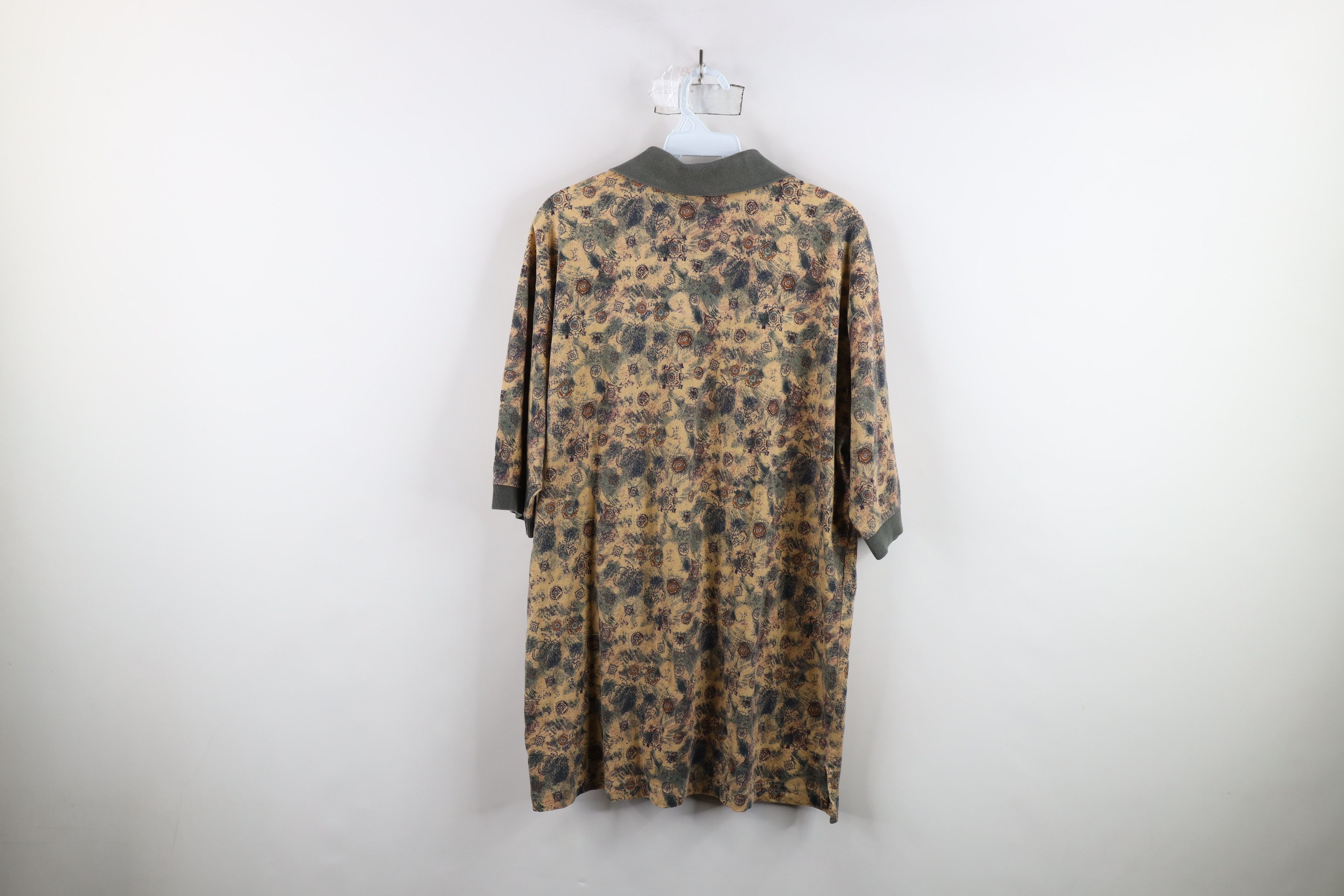 Vintage Vintage 90s Streetwear Abstract Geometric Golf Polo Shirt Size US L / EU 52-54 / 3 - 10 Thumbnail