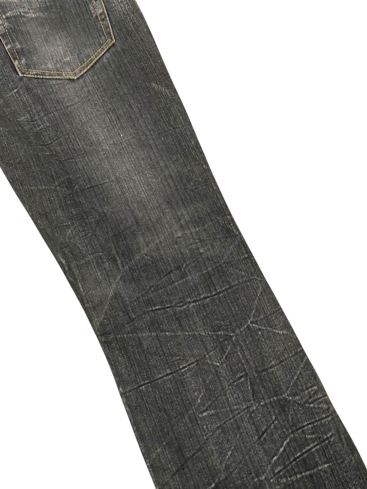 Japanese Brand Double Waist Flare Jeans Antful Distress Boot Cut 8🟦 Size US 31 - 17 Thumbnail
