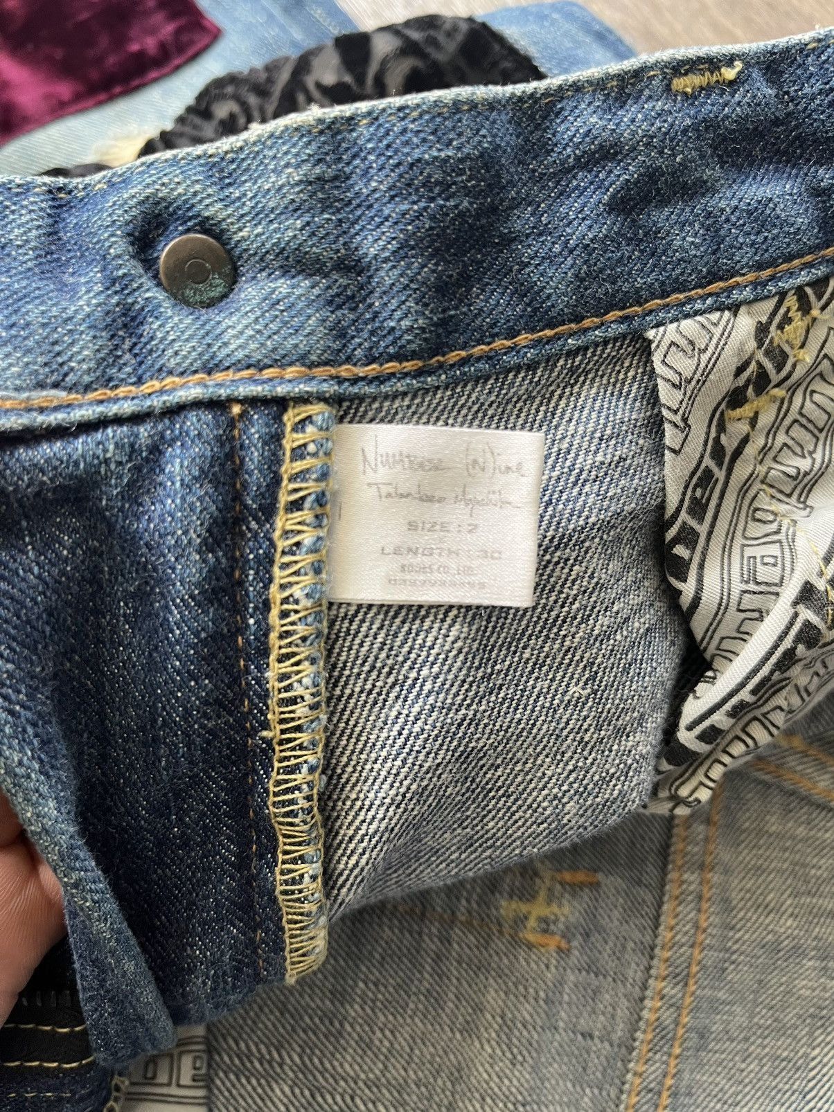 Number (N)ine Number Nine AW03 Touch Me I'm Sick Runway Denim Size US 30 / EU 46 - 4 Thumbnail