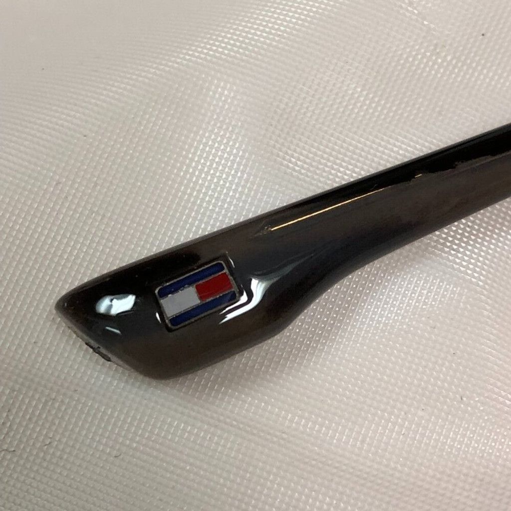 Tommy Hilfiger Tommy Hilfiger Black & Gray Round Animal Print Sunglasses Size ONE SIZE - 3 Thumbnail