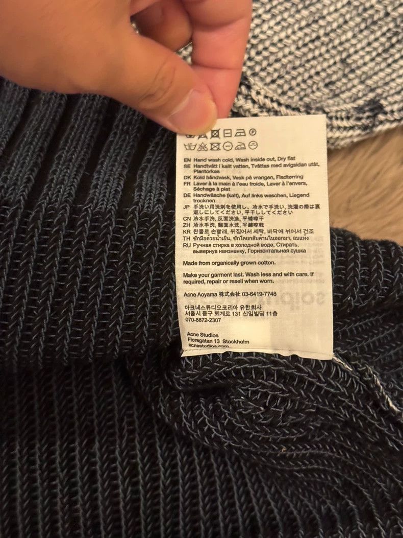 Acne Studios acne studios Irregular acid-printed sweater 2504-Nextarrow Size US S / EU 44-46 / 1 - 6 Thumbnail