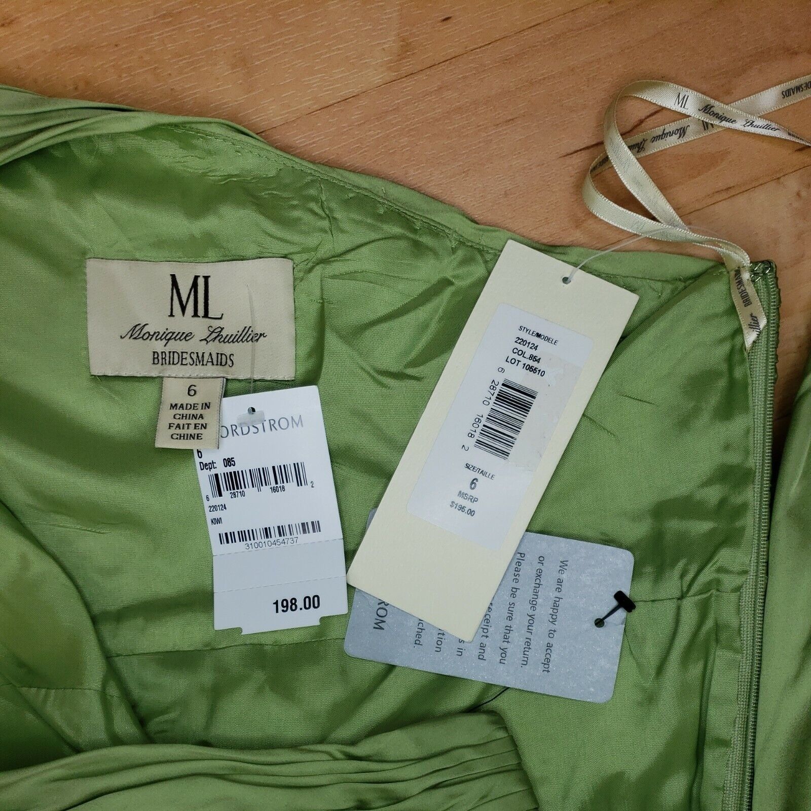 Monique Lhuillier Dress Womens Sz 6 Ruched One Shoulder Swin