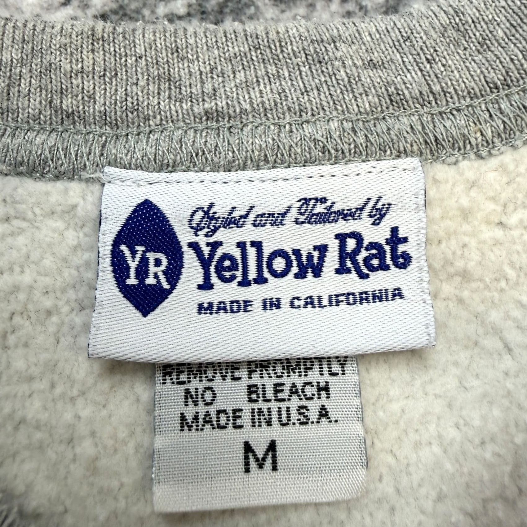 Yellow Rat VINTAGE Yellow Rat Sweatshirt Mens M Gray Heavyweight Cotton Polyester Crewneck USA Made Size US M / EU 48-50 / 2 - 6 Thumbnail