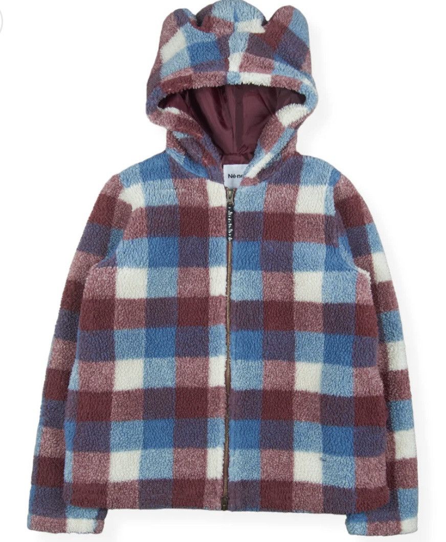 image of Ne Net Né-Net Bear Zip Up in Red, Men's (Size Medium)