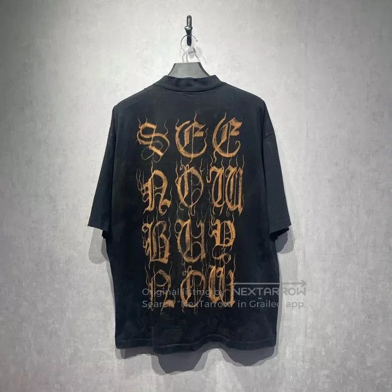 Balenciaga Balenciaga Sanskrit Logo Print T-Shirt XS. Size US XS / EU 42 / 0 - 2 Thumbnail