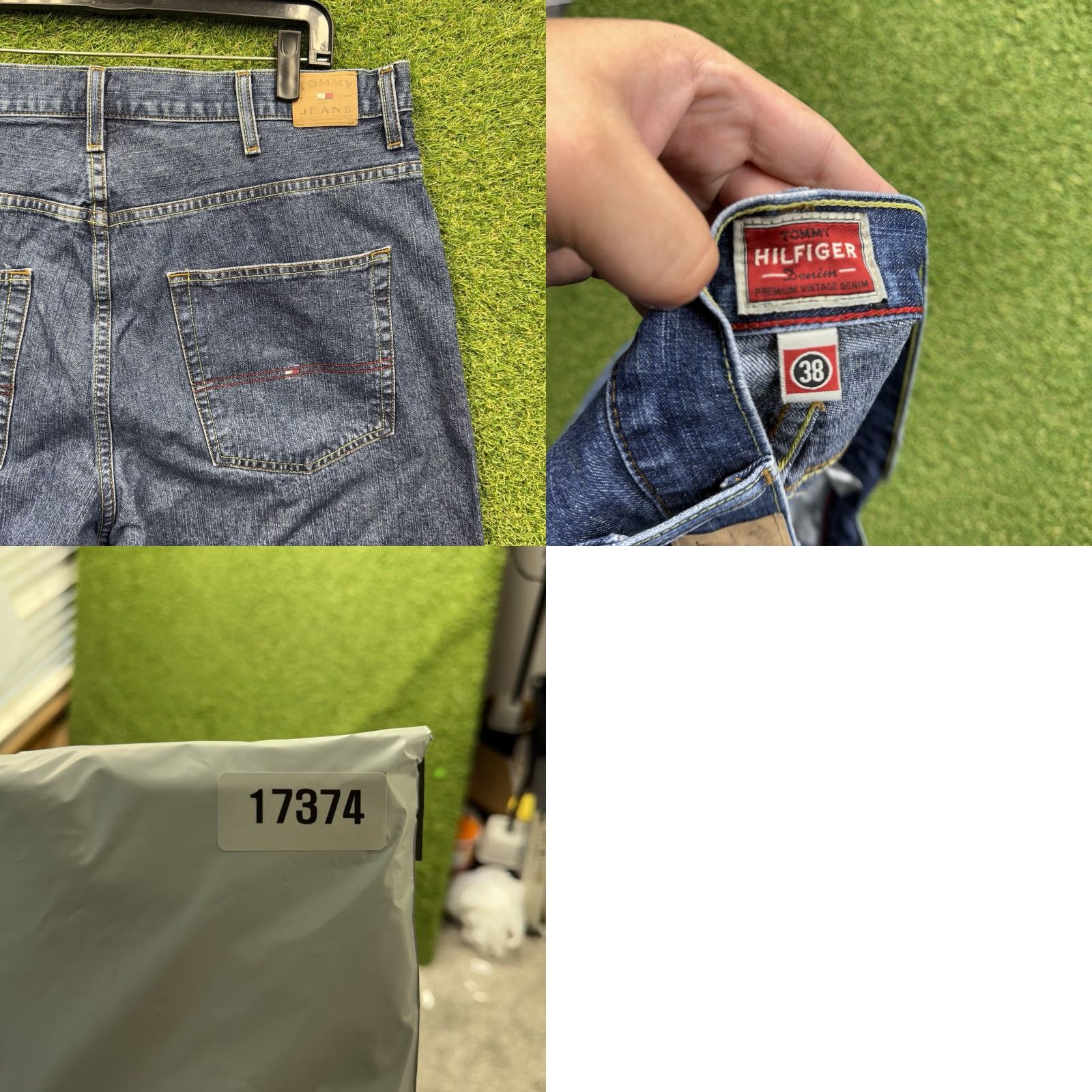 Tommy Hilfiger VINTAGE Tommy Hilfiger Denim Shorts Mens 38 JNCO Baggy Y2K Skater Wide Leg 90s Hip Hop Logo Ge Size US 38 / EU 54 - 8 Thumbnail