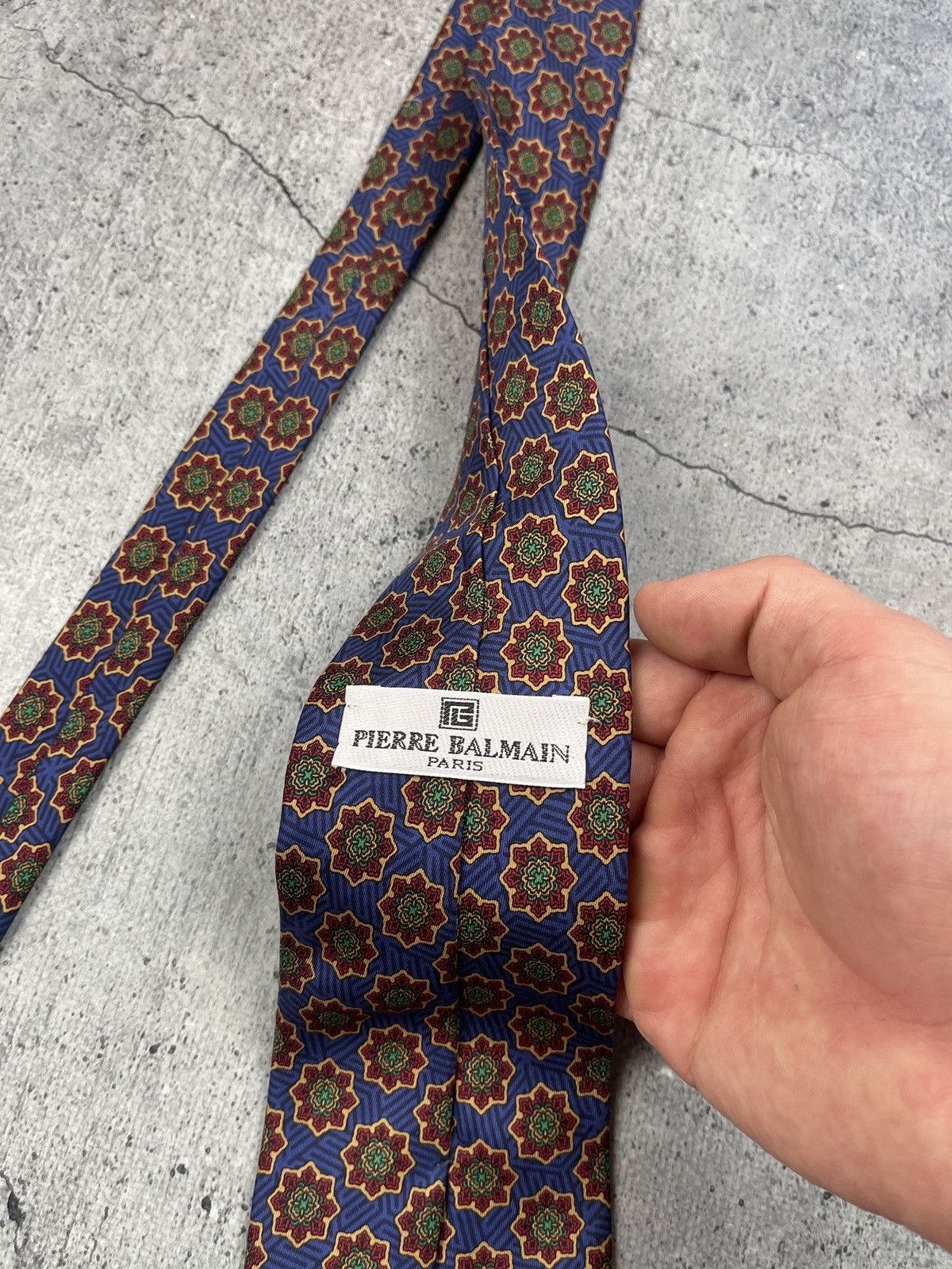 Pierre Balmain Pierre Balmain Paris Silk Tie Size ONE SIZE - 5 Thumbnail