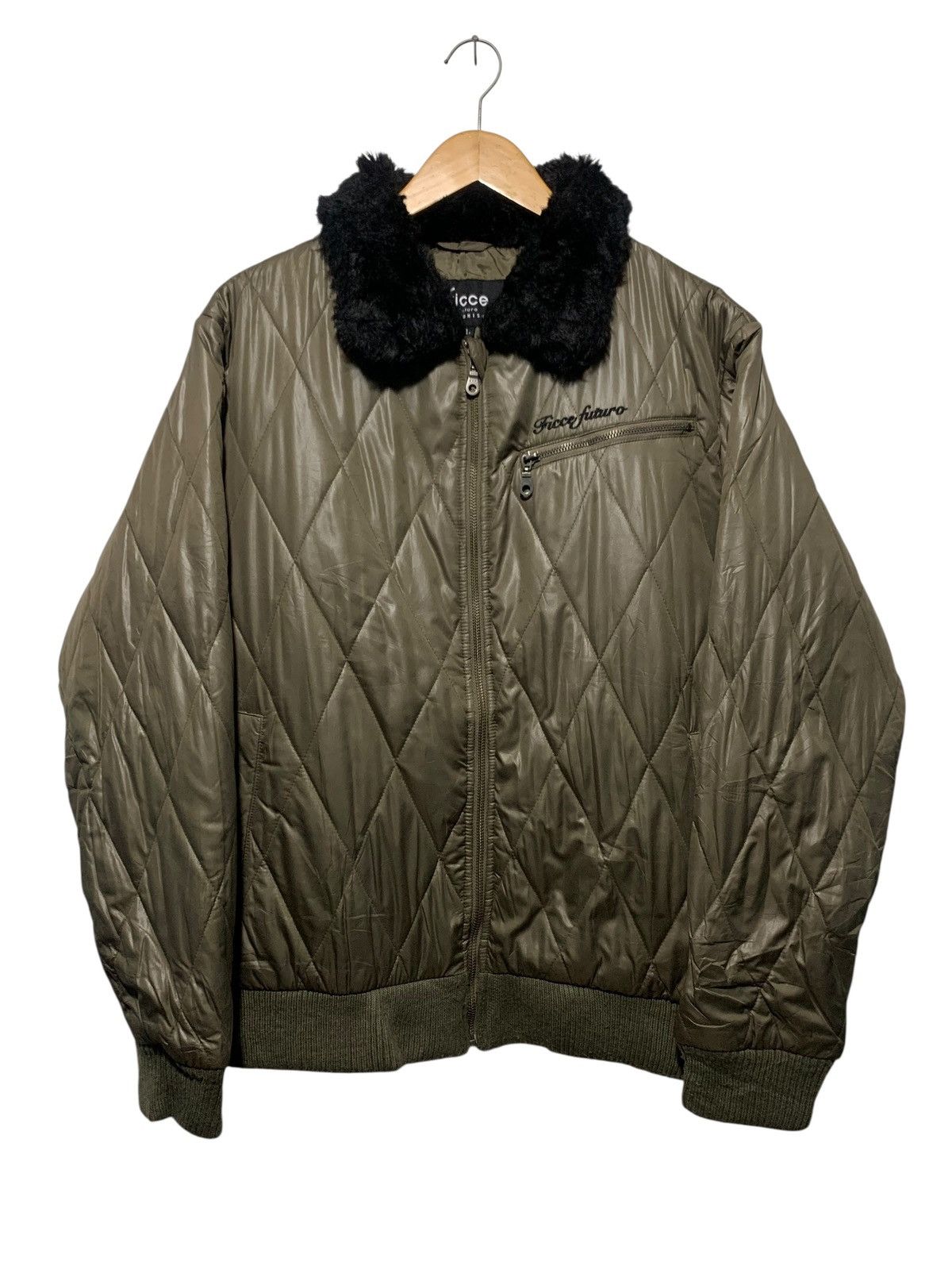 Yoshiyuki Konishi Ficce futuro Yoshiyuki konishi quilted puffer fur jacket Size US L / EU 52-54 / 3 - 1 Thumbnail