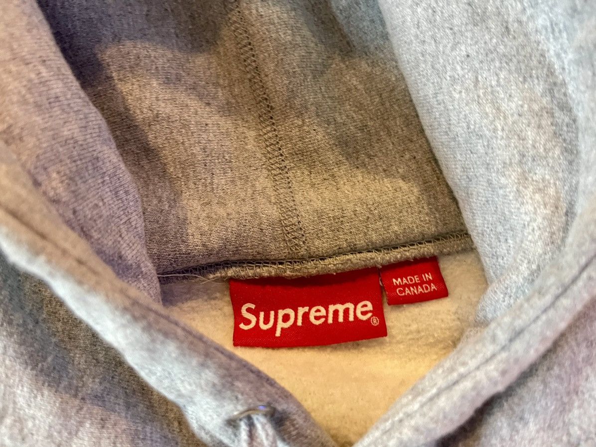 Supreme Supreme Box Logo Hooded Sweatshirt FW17 Orange/Heather Gray Size US M / EU 48-50 / 2 - 4 Thumbnail