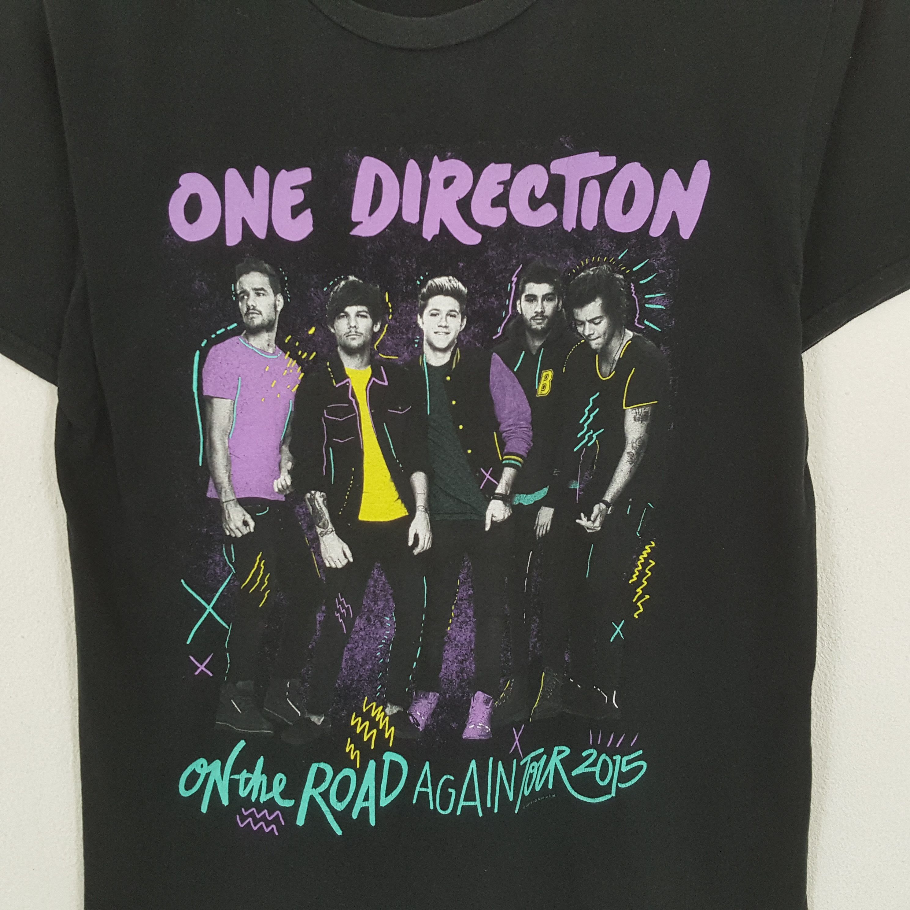Band Tees × Vintage ONE DIRECTION Boys Band Tour Tshirt Size US M / EU 48-50 / 2 - 2 Thumbnail