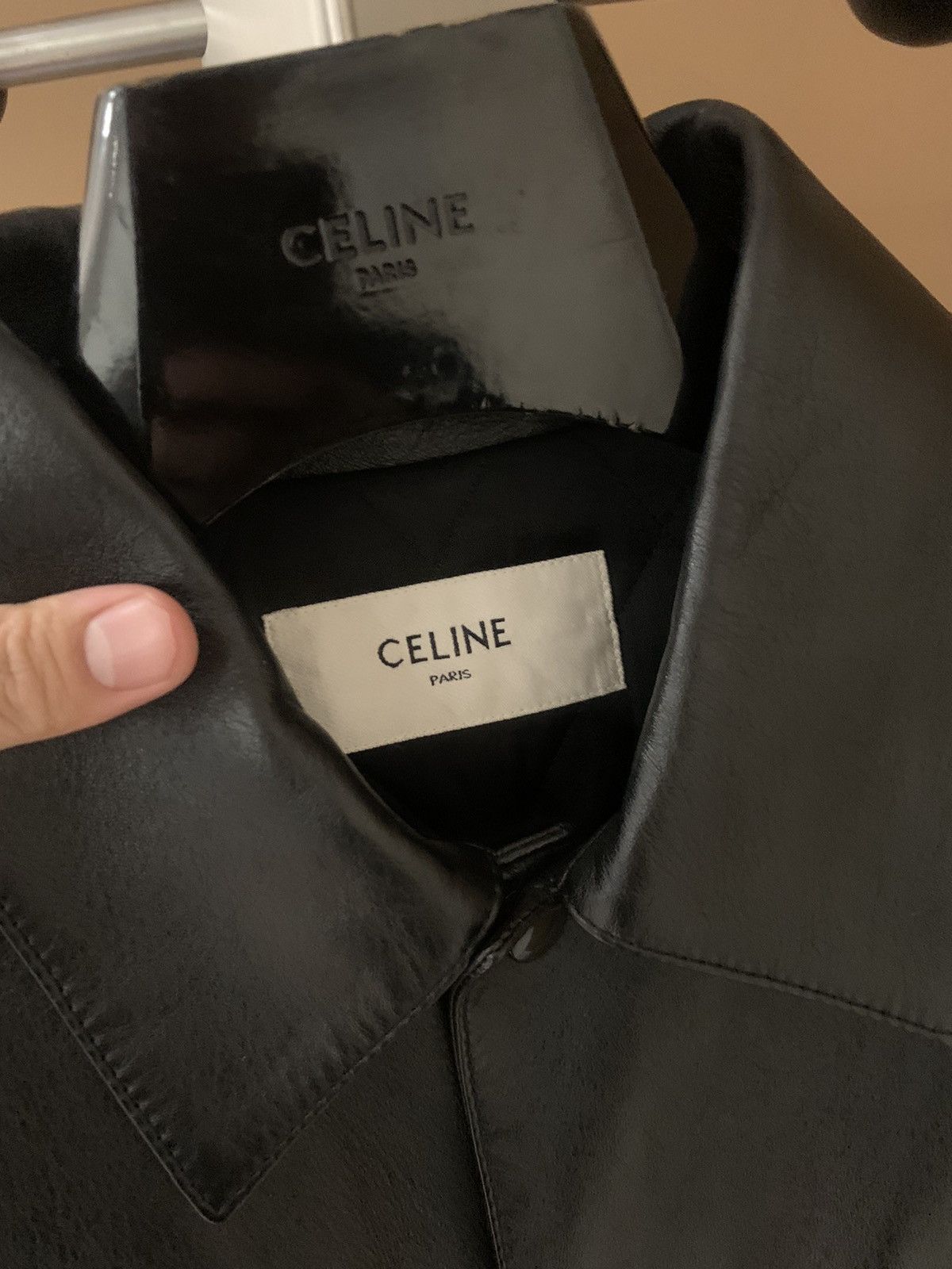 Celine Celine 2022SS Embroidered Lambskin trucker jacket Size US M / EU 48-50 / 2 - 4 Thumbnail
