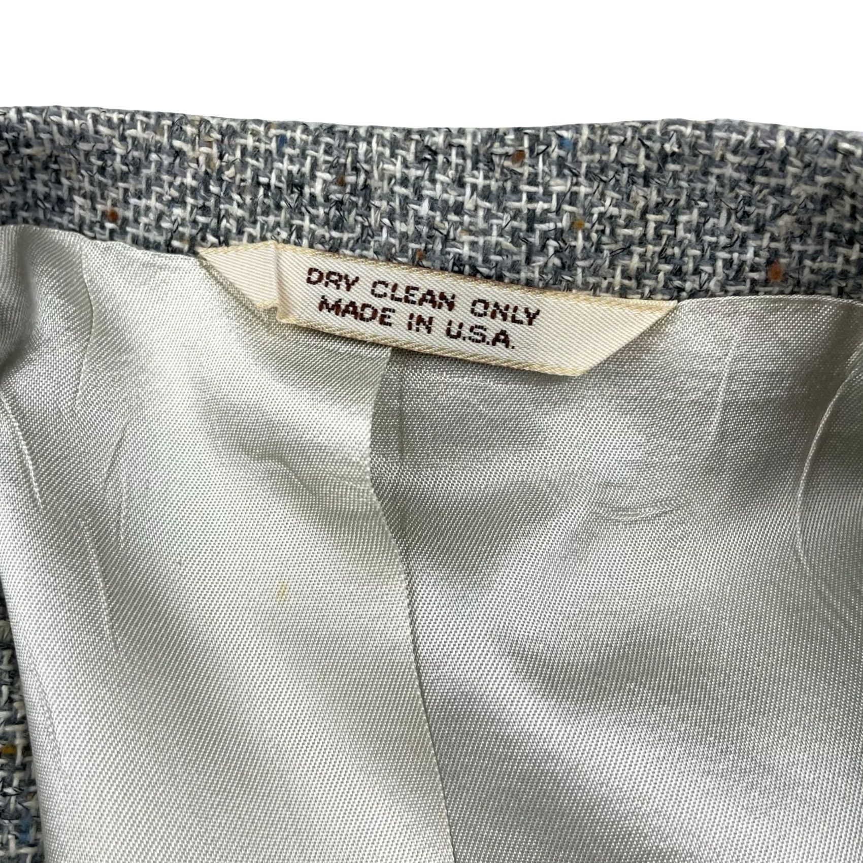 Vintage VINTAGE Sheplers Western Cowboy Tweed Blazer Gray 42R Men’s USA Size 42R - 5 Thumbnail
