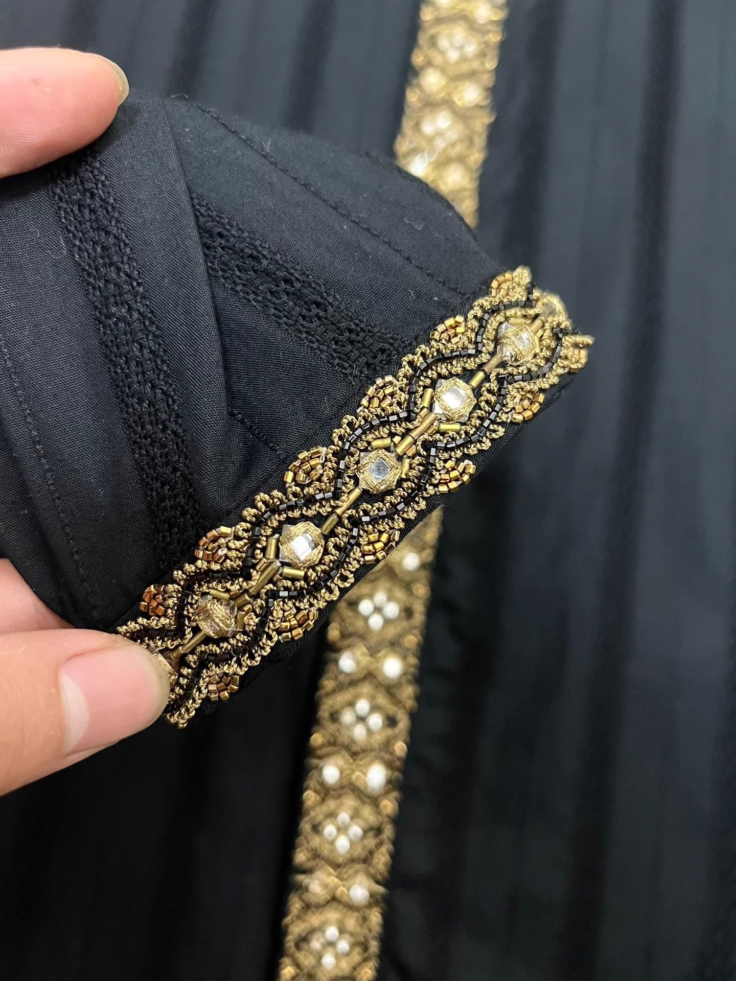 Saint Laurent Paris Authentic Saint Laurent SLP gold braided, hollowed-out shirt Size US L / EU 52-54 / 3 - 4 Thumbnail