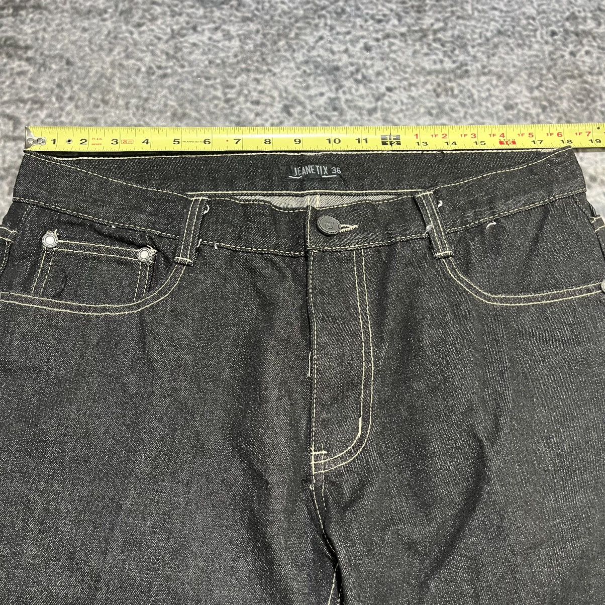 Vintage VINTAGE Y2K JEANETIX BAGGY EMBROIDERED GRUNGE SKATER JEANS Size US 36 / EU 52 - 7 Thumbnail