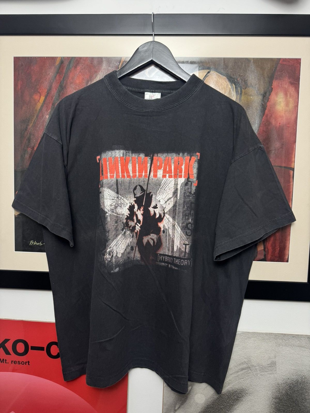 Band Tees Linkin Park Hybrid Theory Vintage Rock Band Print Tee Rare Size US XL / EU 56 / 4 - 1 Thumbnail