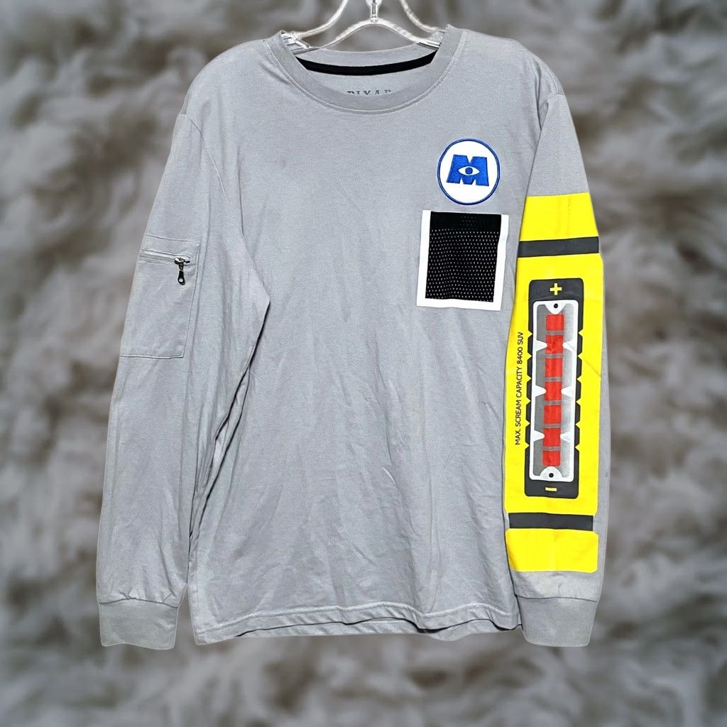 Vintage Our Universe Disney Pixar Monsters Inc Scream Canister Long Sleeve Shirt Mens S Size US S / EU 44-46 / 1 - 1 Thumbnail