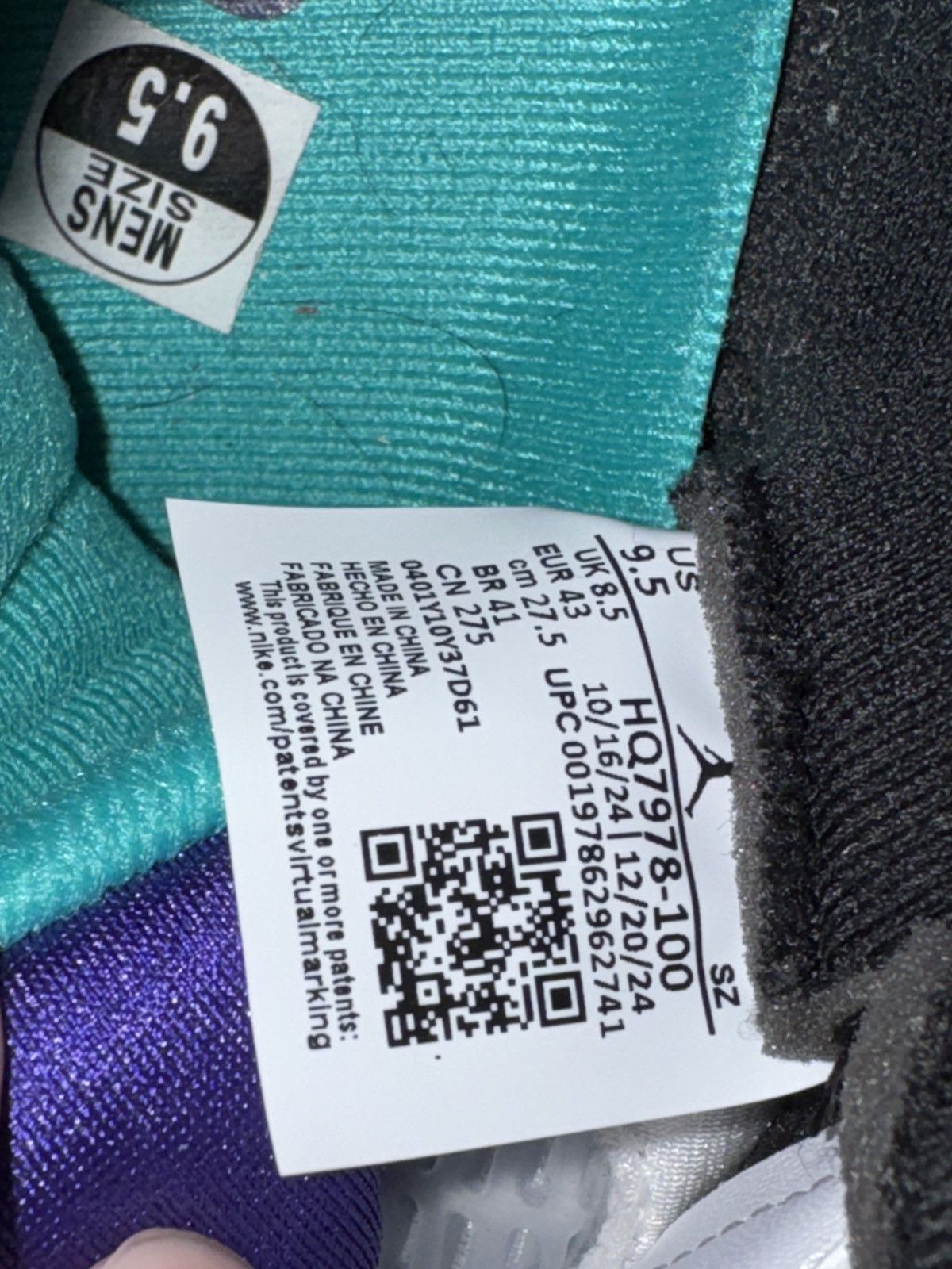 Jordan Brand Jordan 5 Grape Size US 9.5 / EU 42-43 - 8 Thumbnail