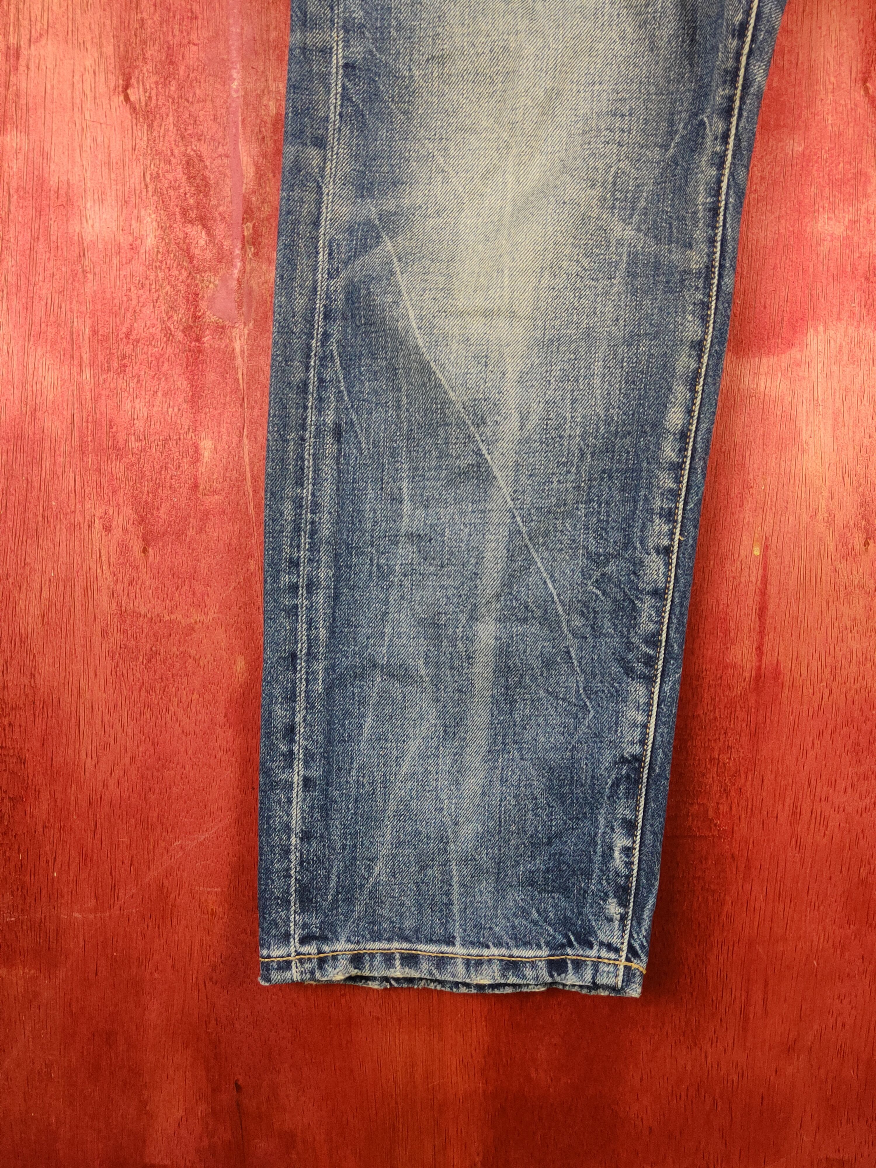Japanese Brand Uniqlo Blue Distressed Ripped Jeans #S2210 Size US 29 - 4 Thumbnail