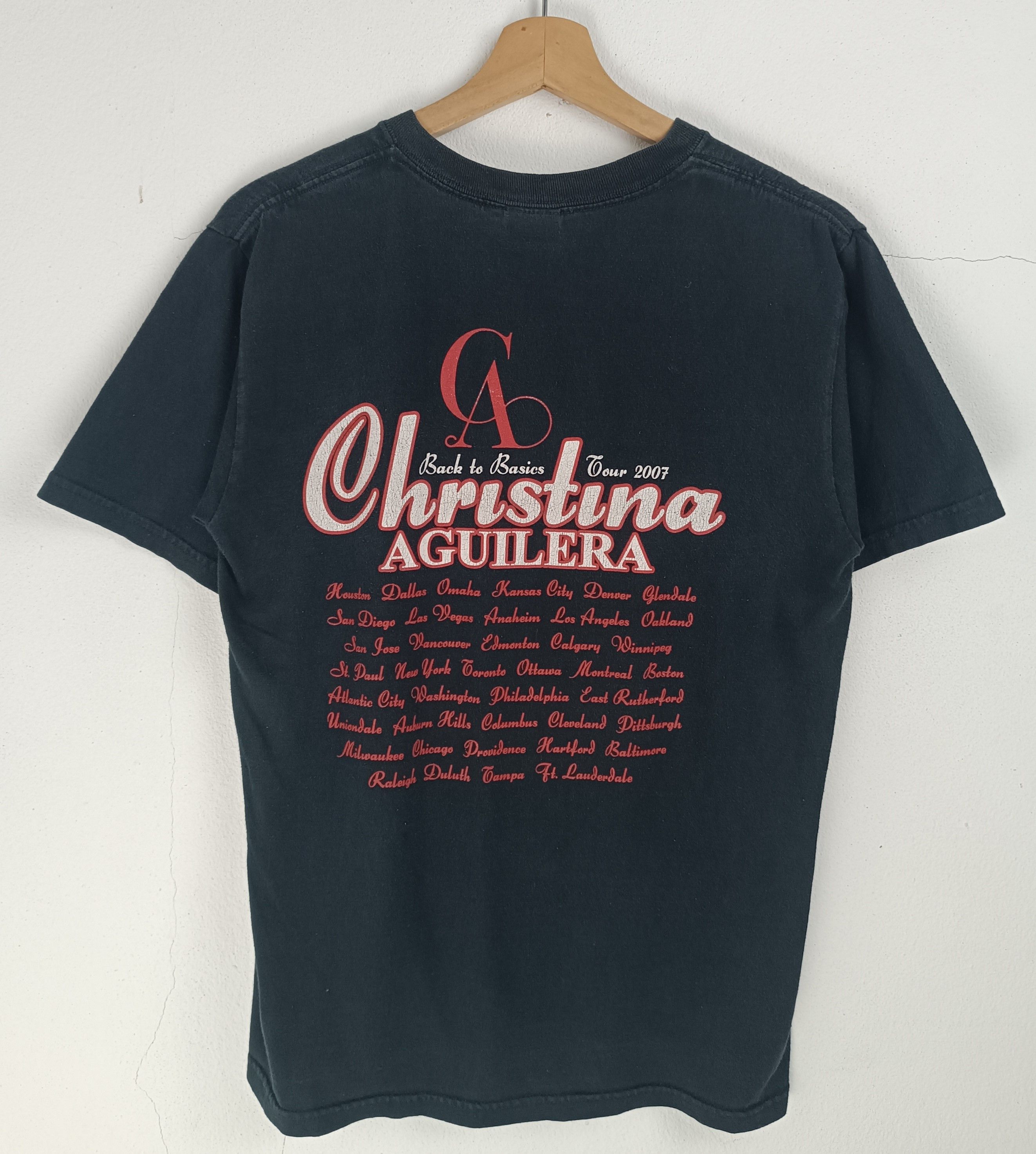 Rap Tees VINTAGE '07 CHRISTINA AGUILERA SEXY TOUR MADONNA BRITNEY Size US S / EU 44-46 / 1 - 4 Thumbnail