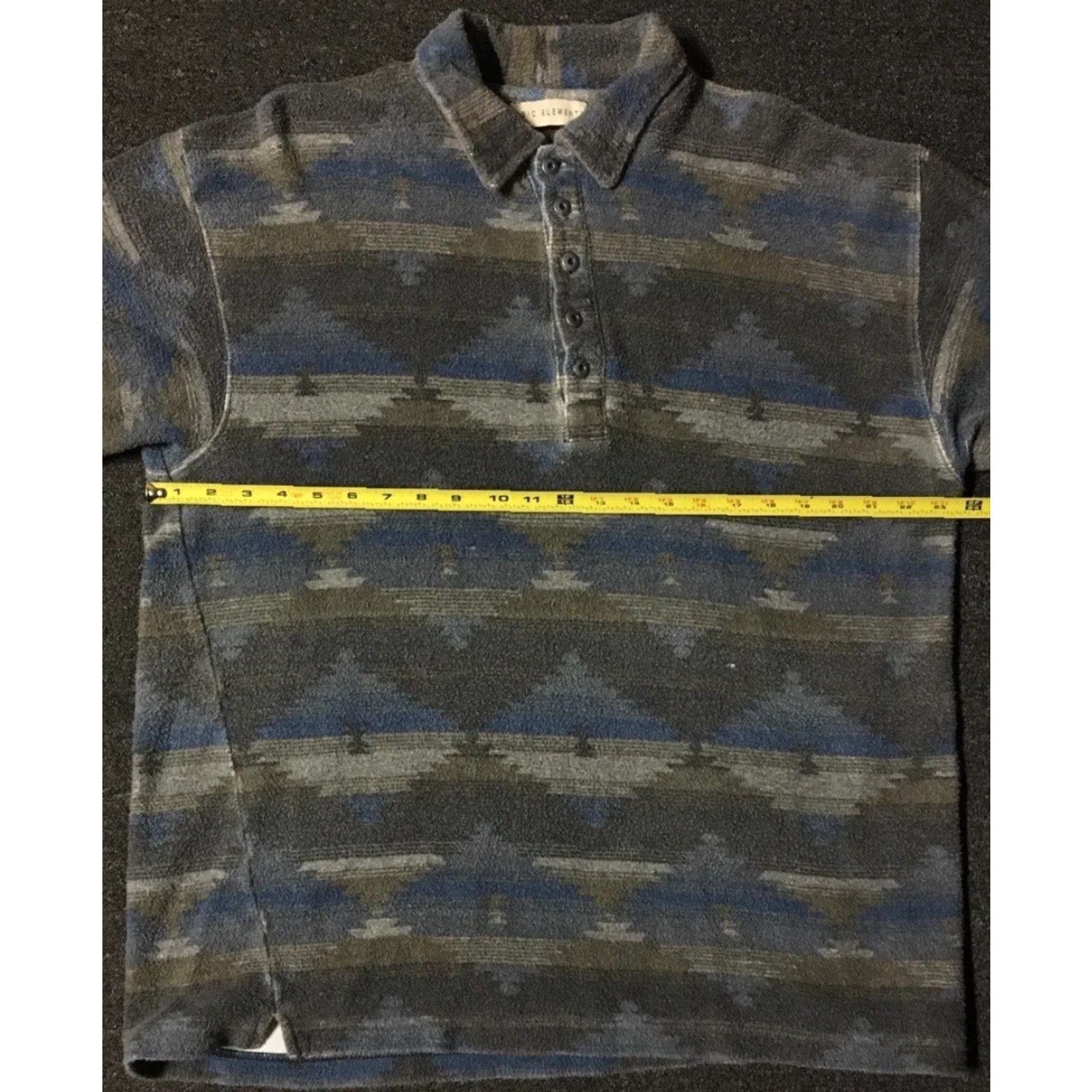 Vintage VINTAGE Aztec Fleece Polo Shirt L Nike? Size US L / EU 52-54 / 3 - 5 Thumbnail