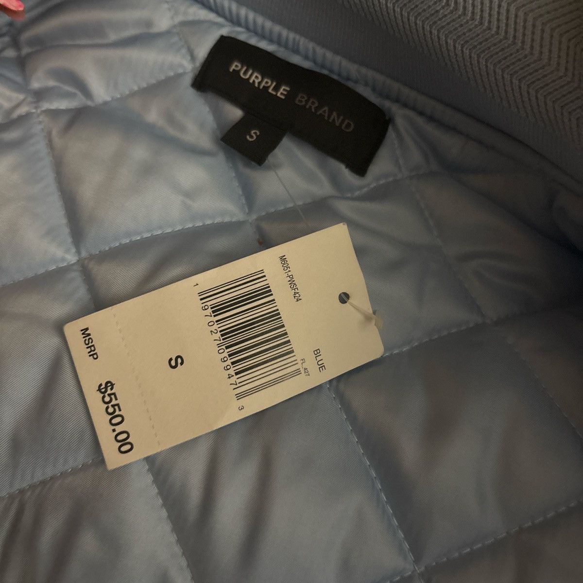 Purple Brand Wordmark Bomber Jacket Purple Brand Size US S / EU 44-46 / 1 - 3 Thumbnail