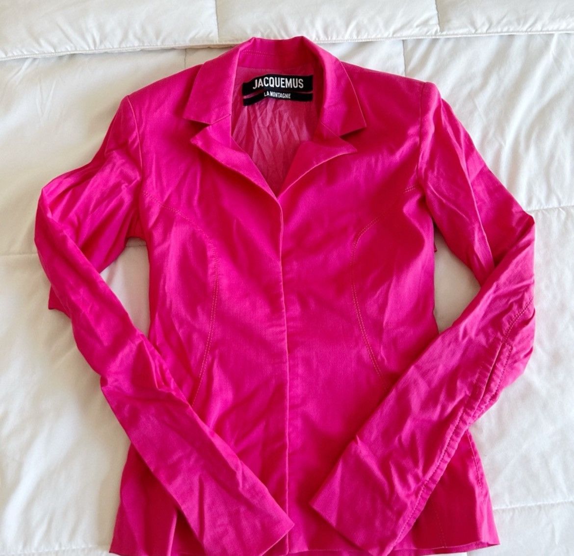Jacquemus Jacquemus La Veste Obiou Fitted Blazer Top Size XS / US 0-2 / IT 36-38 - 4 Thumbnail