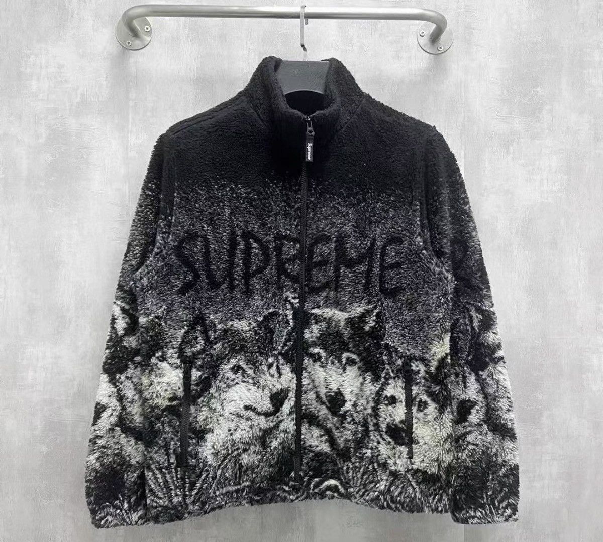 Supreme Wolf Fleece Jacket | Grailed