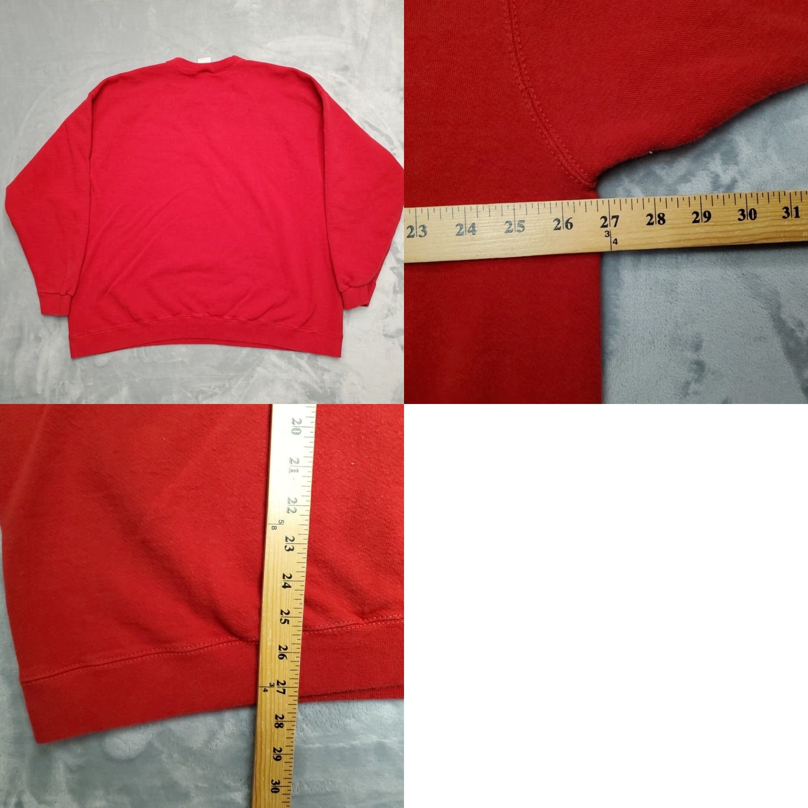 Nike VTG Nike Sweatshirt Men 2XL Red Fleece Crewneck Pullover No Swoosh USA RN56323 Size US XXL / EU 58 / 5 - 8 Thumbnail
