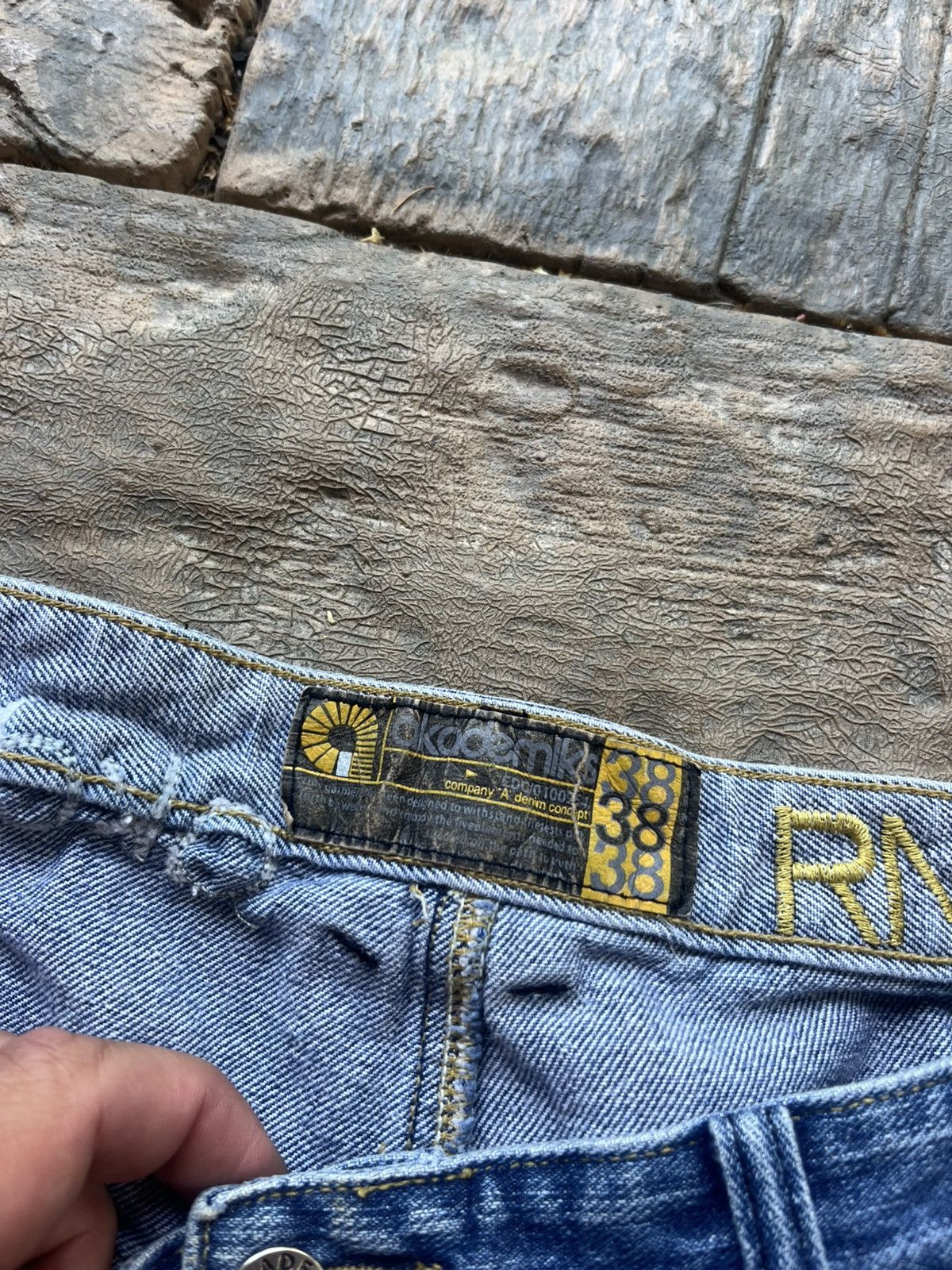 Akademiks Akademiks Baggy Denim Pants Oversize Loose Fit Vintage Retro Size US 38 / EU 54 - 5 Thumbnail