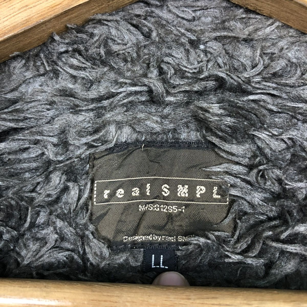 Japanese Brand 🔥VINTAGE BIKER JACKET REAL SMPL FUR BLANKET ISSEY MIYAKE Size US L / EU 52-54 / 3 - 20 Thumbnail