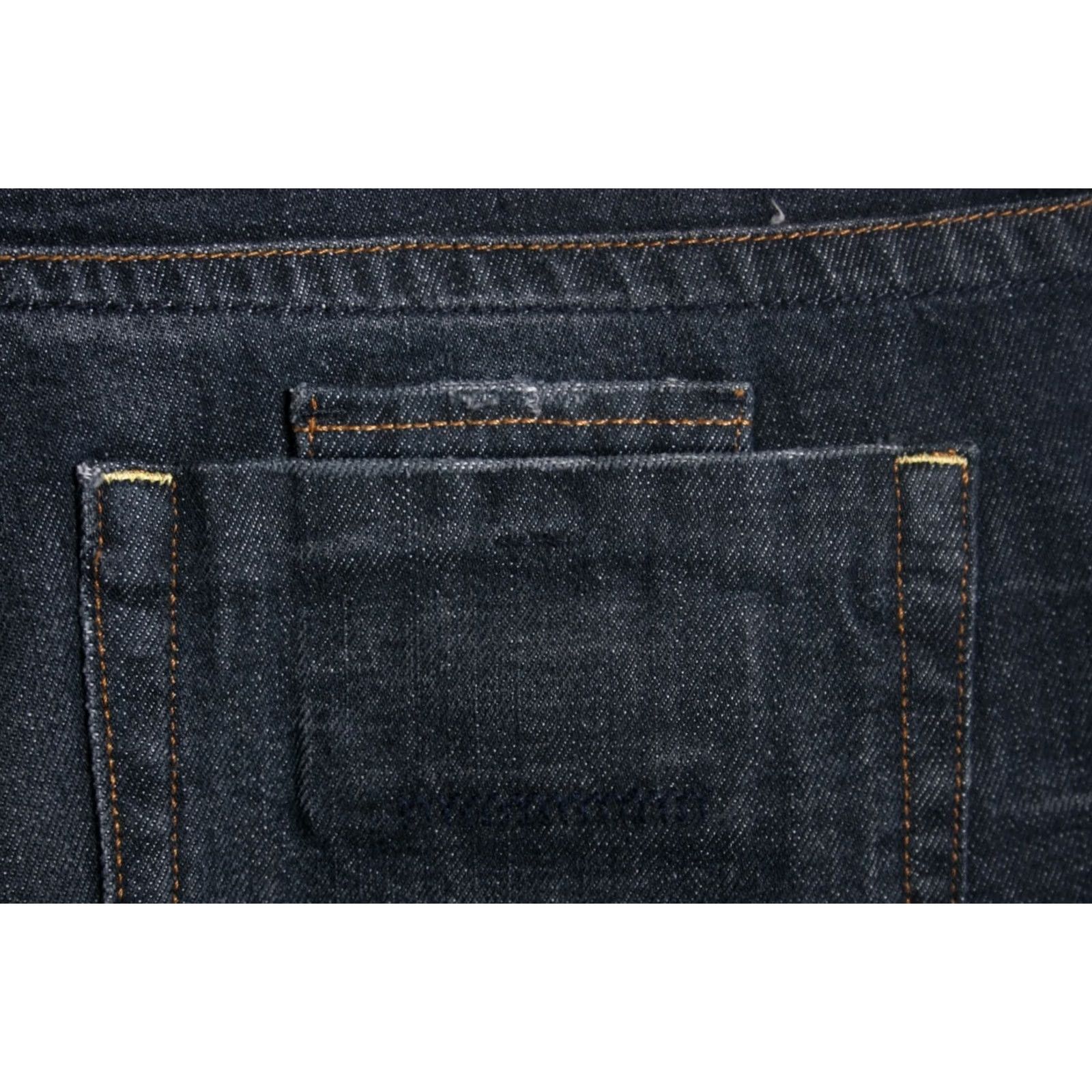 Vintage YANUK Jeans Bootcut 6-Pocket Boyfriend 100% Cotton Regular Women Adult 36 Blue Denim 34 Inseam 36 W38.5 L34 Size 25" / US 0 / IT 36 - 7 Thumbnail
