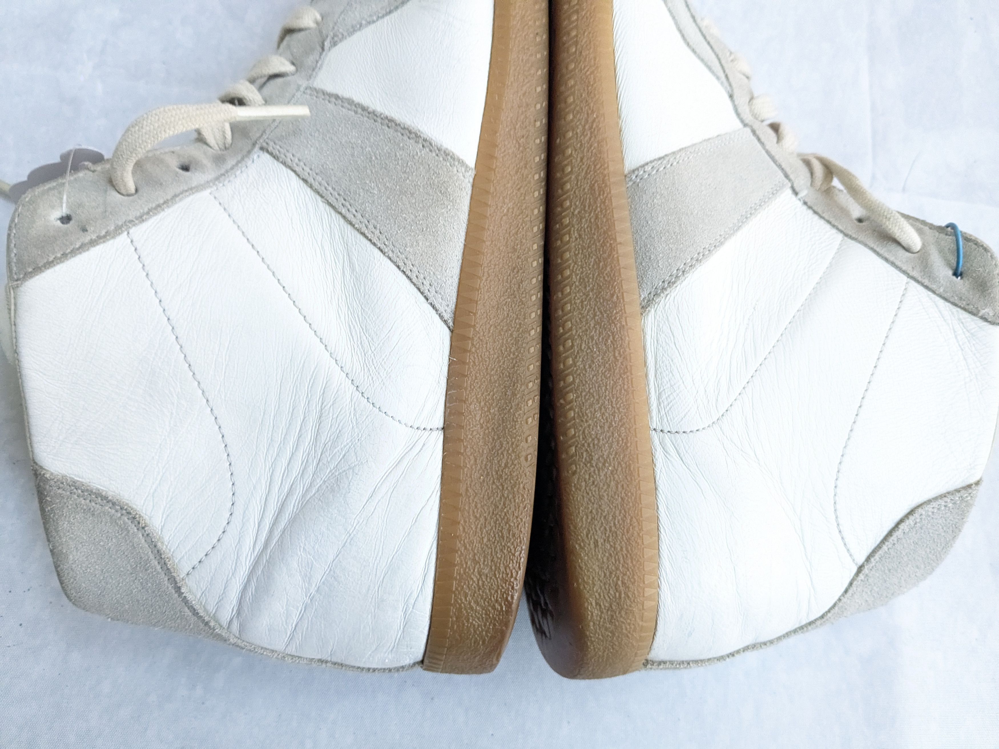 Maison Margiela Maison Margiela Replica GAT White Gray 11 44 Low Tops Size US 11 / EU 44 - 10 Thumbnail