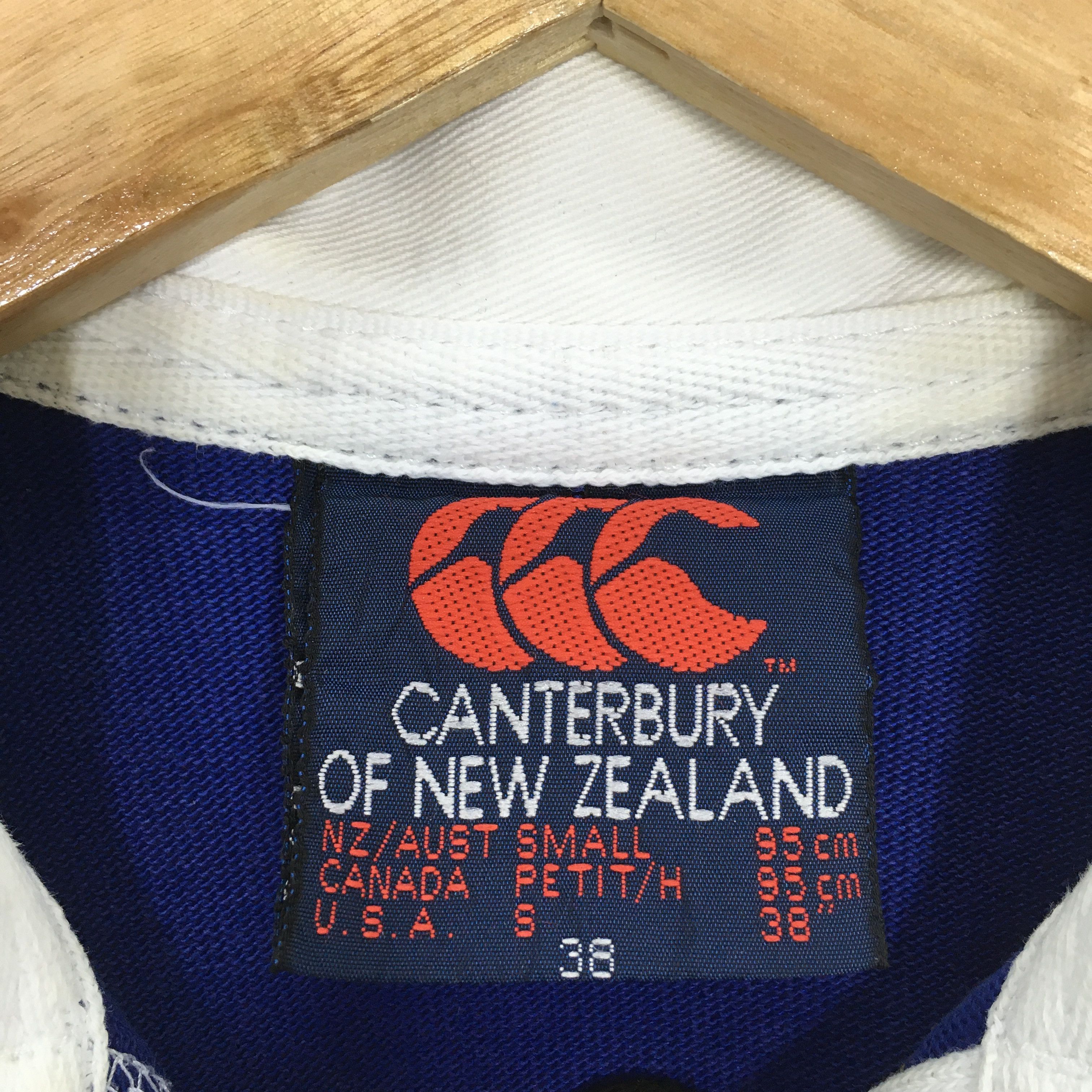 Canterbury of New Zealand × Rugby Ralph Lauren Vintage Canterbury Of New Zealand Striped Rugby Shirt Small Size US S / EU 44-46 / 1 - 5 Thumbnail