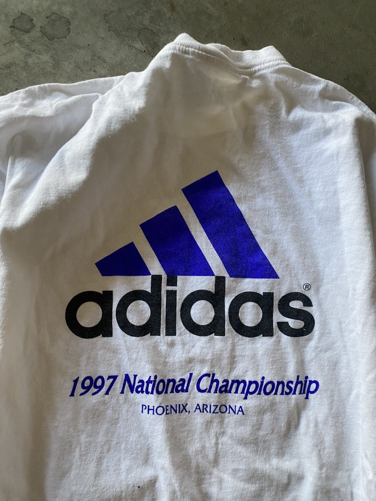 Adidas Vintage Adidas Soccer Tee 1997 Size US L / EU 52-54 / 3 - 5 Thumbnail