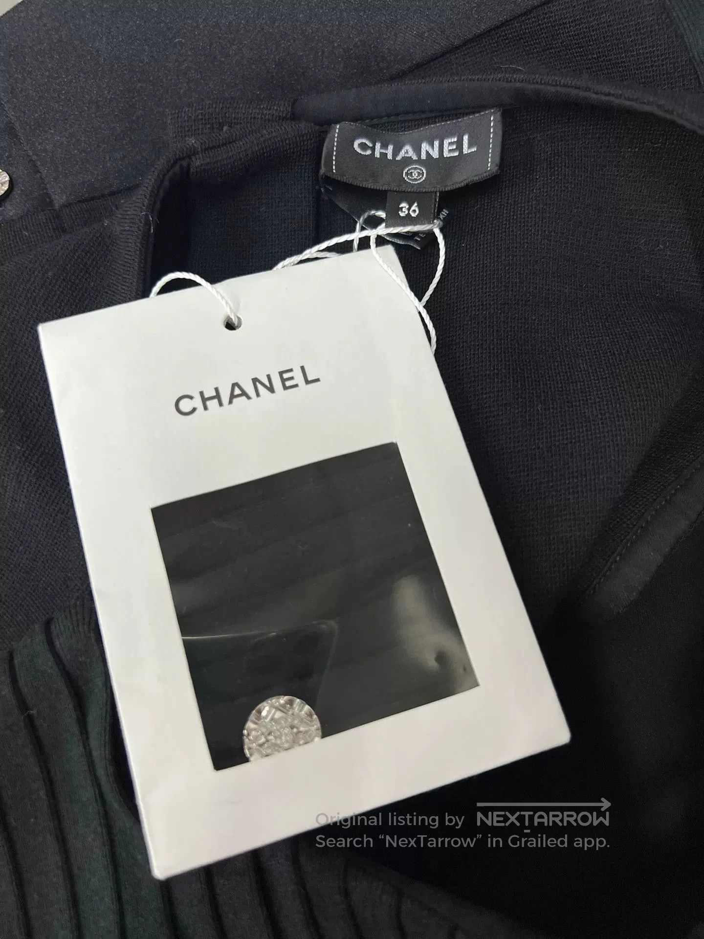 Other Chanel Black Pearl Crystal Logo Vest. Size US S / EU 44-46 / 1 - 4 Thumbnail