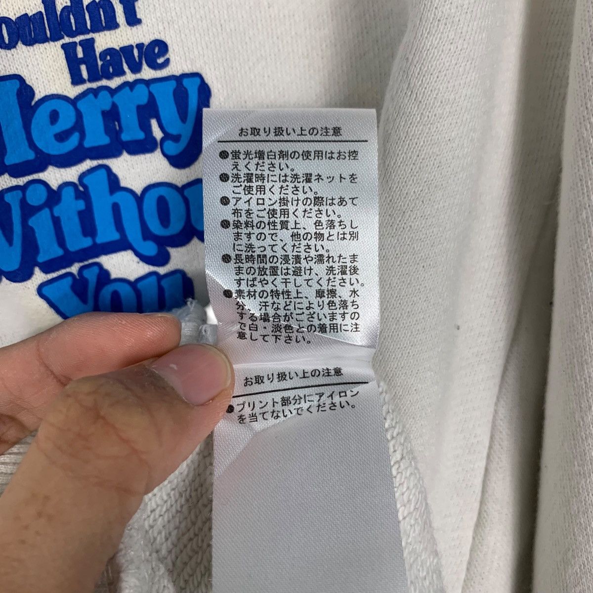 Japanese Brand WEGO Words Crewneck Sweatshirt #2418-C108 Size US M / EU 48-50 / 2 - 13 Thumbnail