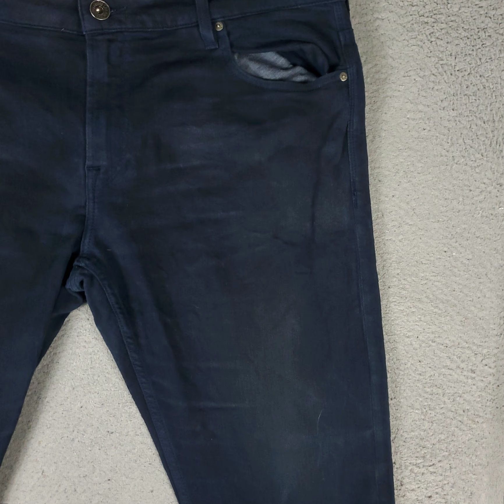 Guess GUESS Jeans Men’s 38x33 Denim Pants Skinny Slim Stretch Mid Rise Blue 5-Pocket Regular Fit Casual USA Mens Size US 38 / EU 54 - 3 Thumbnail