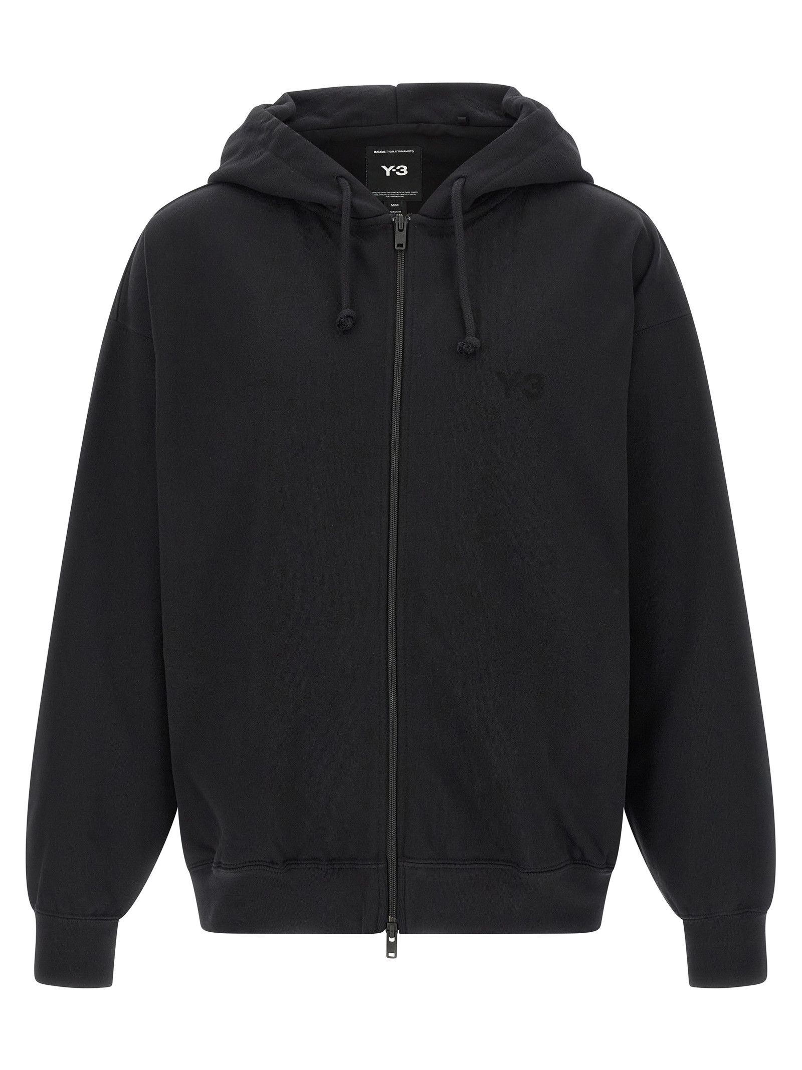 Y-3 'Y-3 Brushed Terry Zip' hoodie Size M / US 6-8 / IT 42-44 - 1 Thumbnail