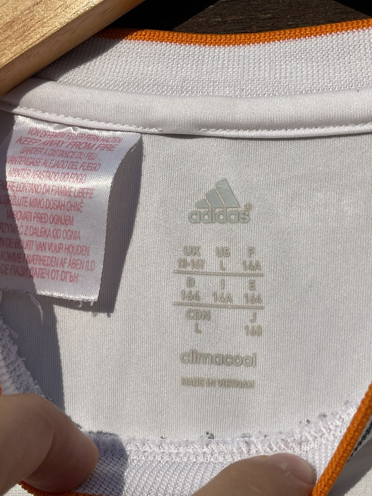 Adidas 2013 Adidas Real Madrid Soccer jersey Ronaldo Era Size US XS / EU 42 / 0 - 8 Thumbnail