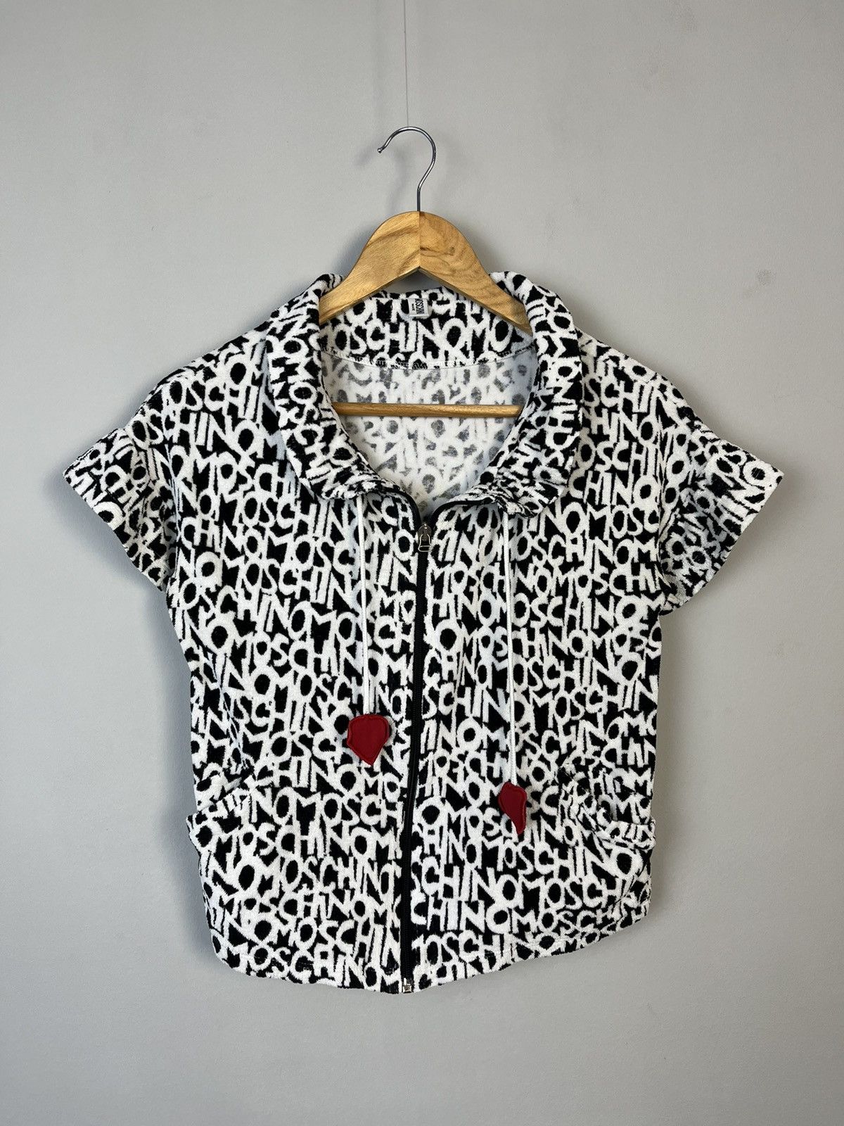 Moschino Moschino Mare Monogram Full Zip Blouses Size M / US 6-8 / IT 42-44 - 1 Thumbnail