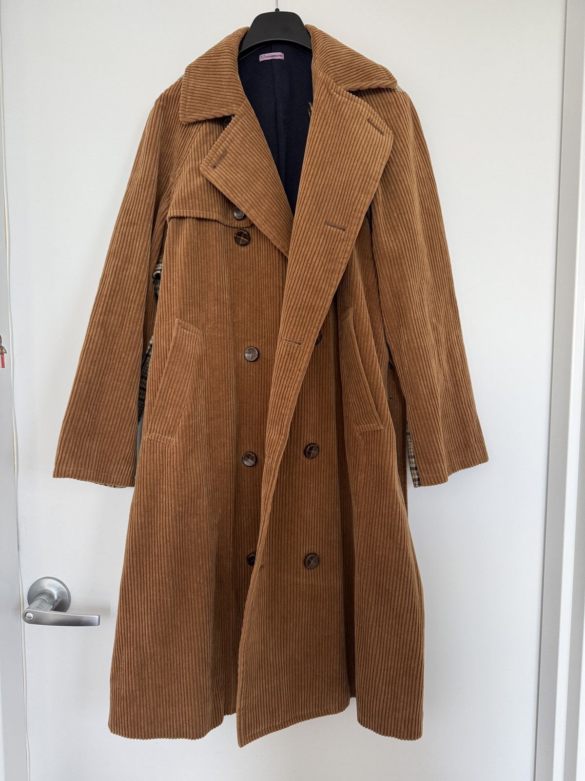 Undercover Sue Undercover Patchwork Belted Coat Size S / US 4 / IT 40 - 1 Thumbnail