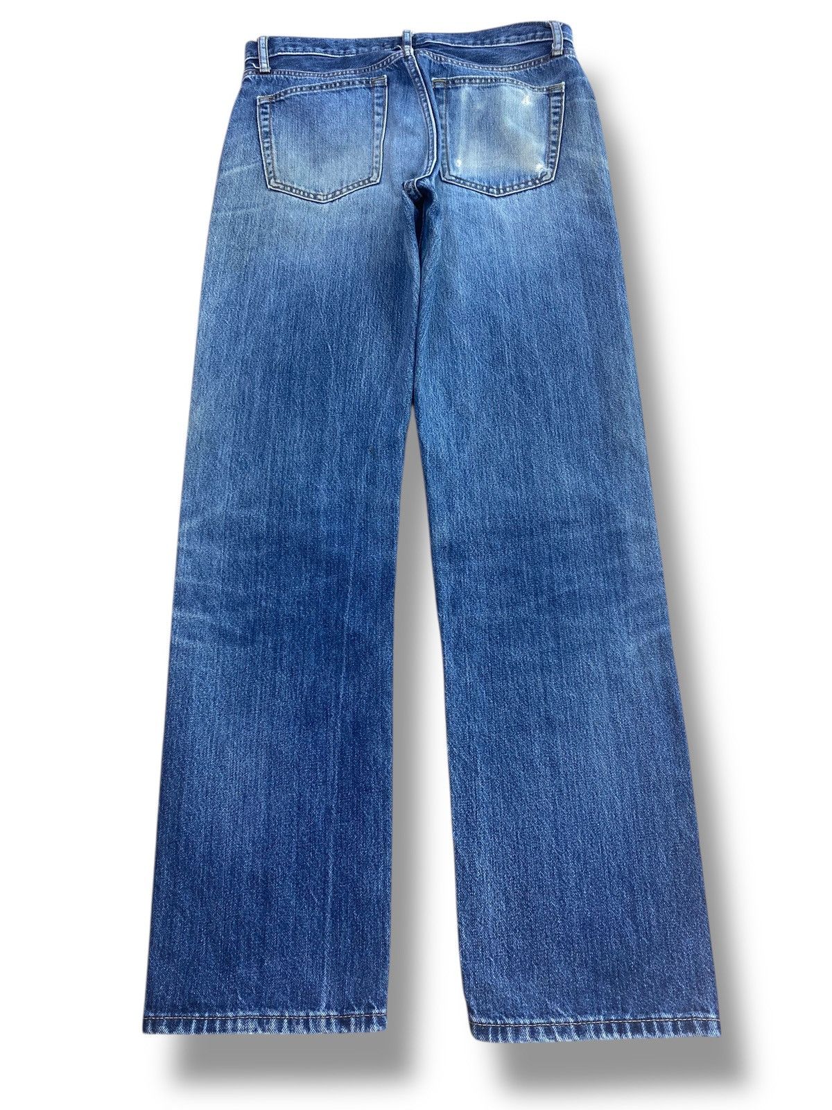 Uniqlo Uniqlo Whiskers Faded Wash Style Straight Cut Jeans Size US 30 / EU 46 - 3 Thumbnail