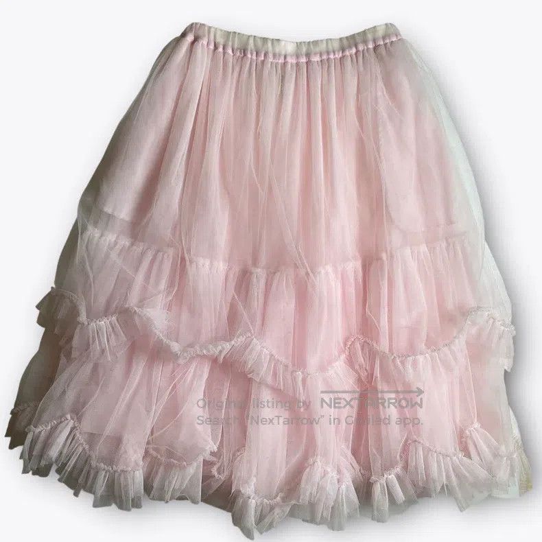 Comme des Garcons Comme Des Garcons size S Pink vintage tulle skirt Size 23" - 2 Thumbnail