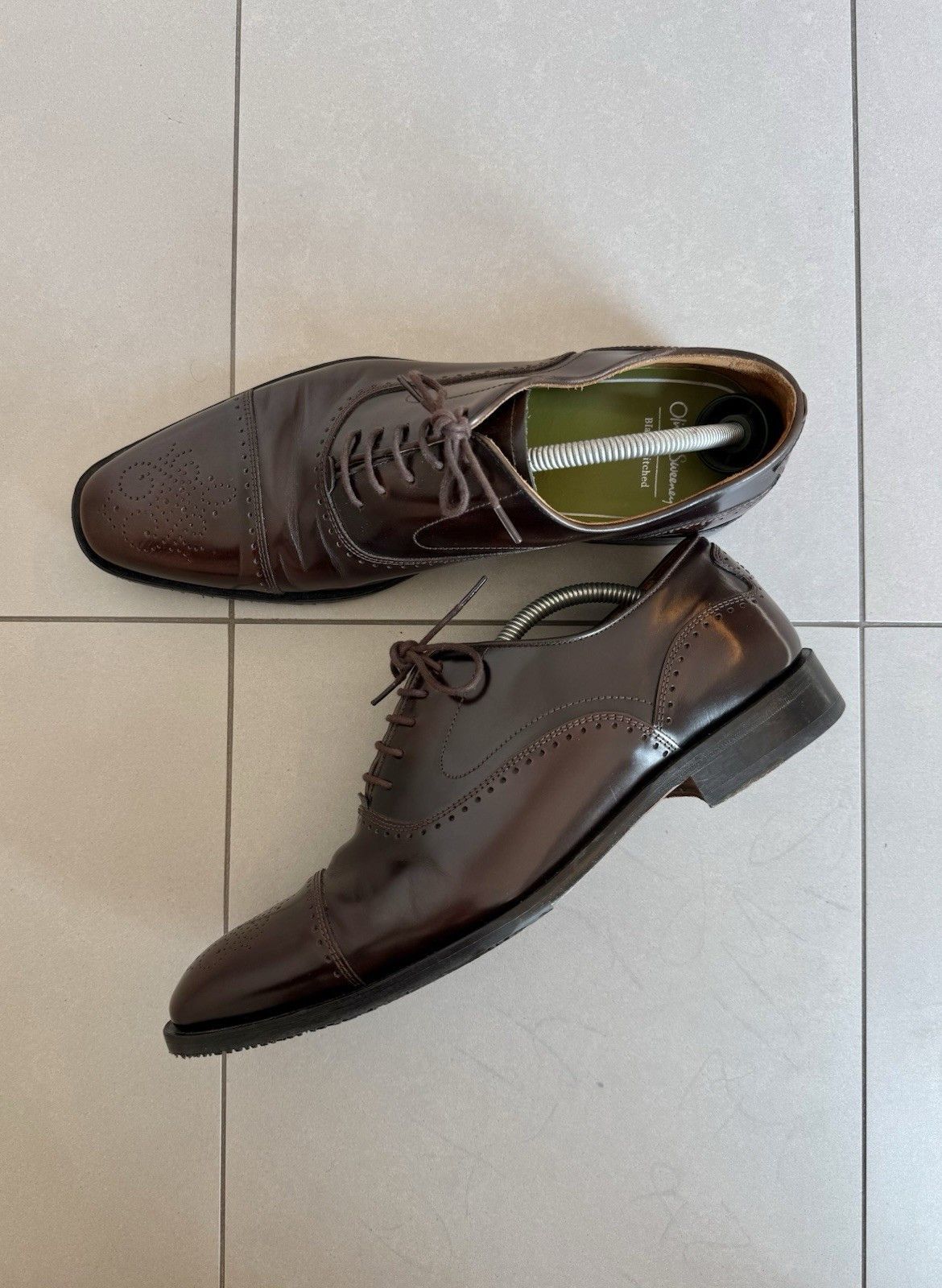 Oliver Sweeney Oliver Sweeney Cascais Oxford Brogue Mens Leather Shoes Size US 10 / EU 43 - 1 Thumbnail