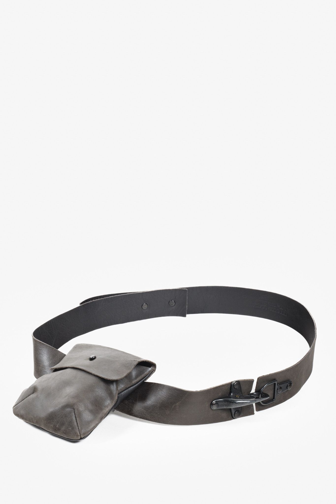 Annette Görtz Brown Leather Belt Pouch Crossbody