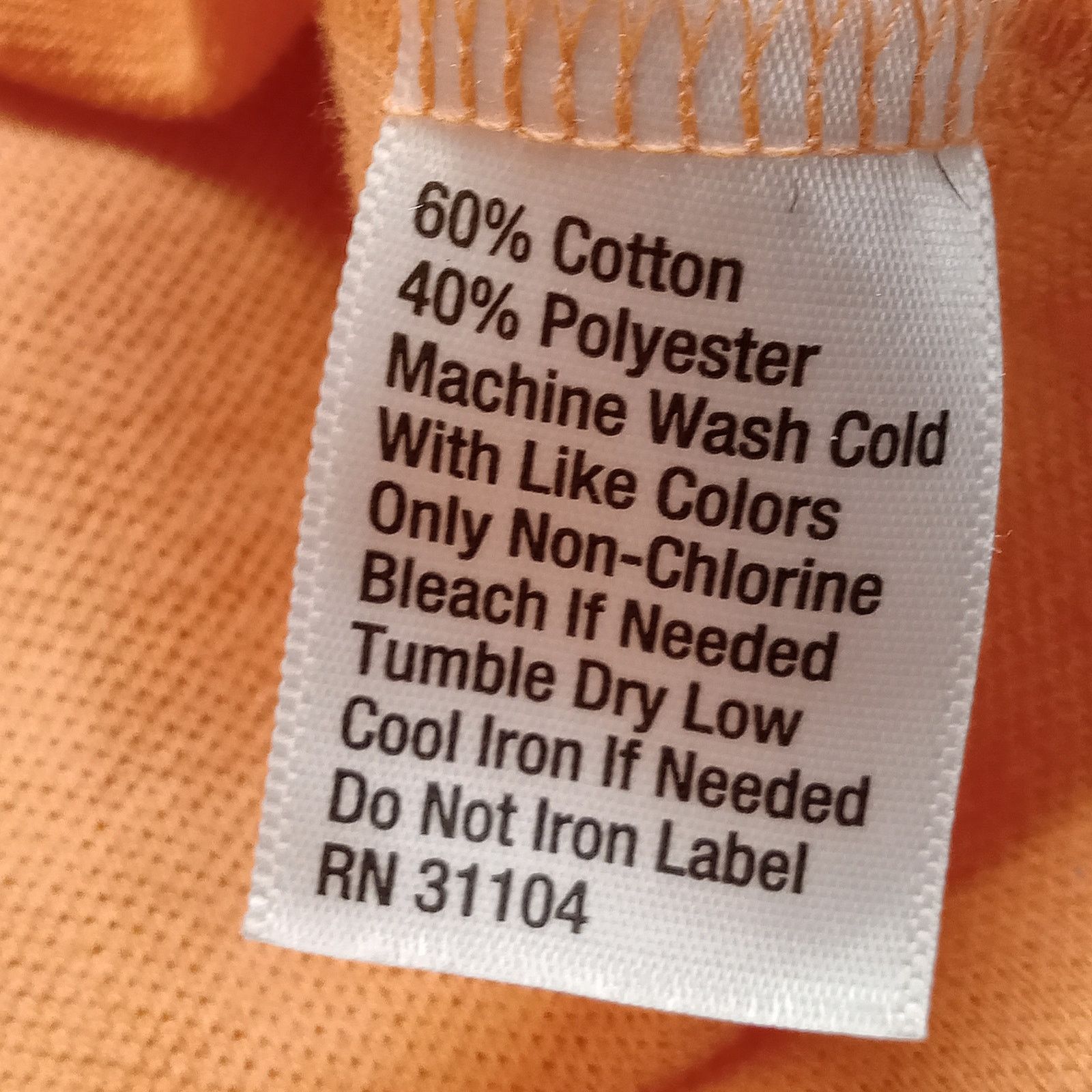 Saddlebred Saddlebred Polo Shirt L Men's Comfort Flex 2 Button Orange Size US L / EU 52-54 / 3 - 6 Thumbnail