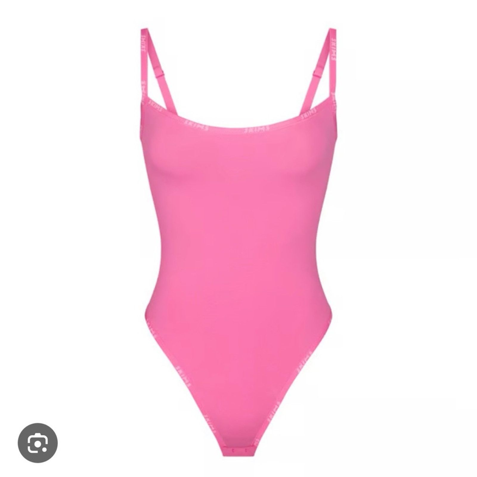 SKIMS SKIMS Cotton Logo Bodysuit - Sugar Pink Size M / US 6-8 / IT 42-44 - 1 Thumbnail