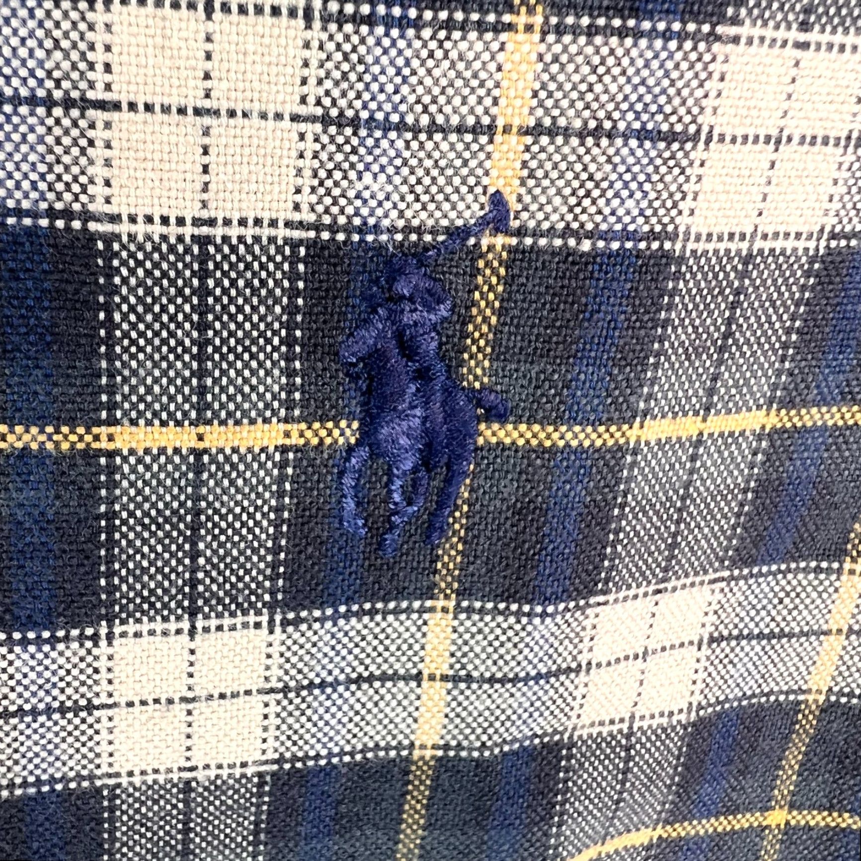 Ralph Lauren VINTAGE Ralph Lauren Shirt Men XL Blue Checkered Casual Long Sleeve Button-Up Classic 90s Size US XL / EU 56 / 4 - 4 Thumbnail