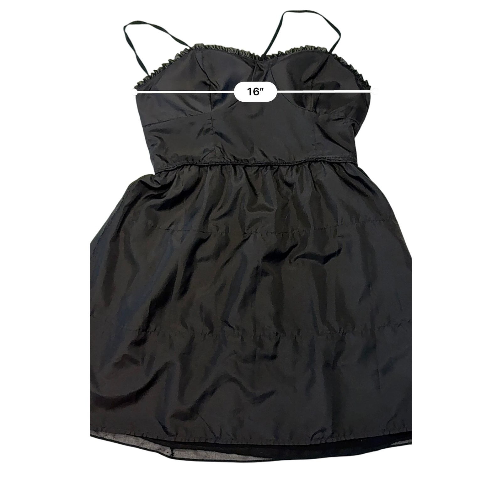 American Eagle Outfitters American Eagle Outfitters Tiered Black Dress sz 8 LBD Party Size M / US 6-8 / IT 42-44 - 6 Thumbnail